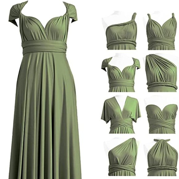Infinity Dress, Convertible Bridesmaid Dress, Plus Size - Picture 1 of 6